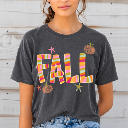 Striped Fall Tee