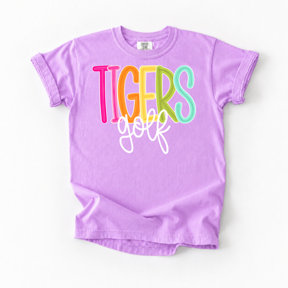 Color Pop-Tigers Golf Tee