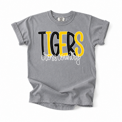 Bubble Tigers Cross Country Tee