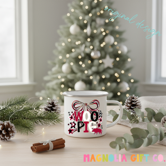 Preppy Woo Pig Coffee Mug