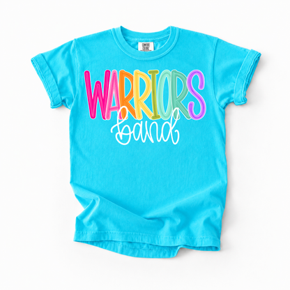 Color Pop-Warriors Band Tee