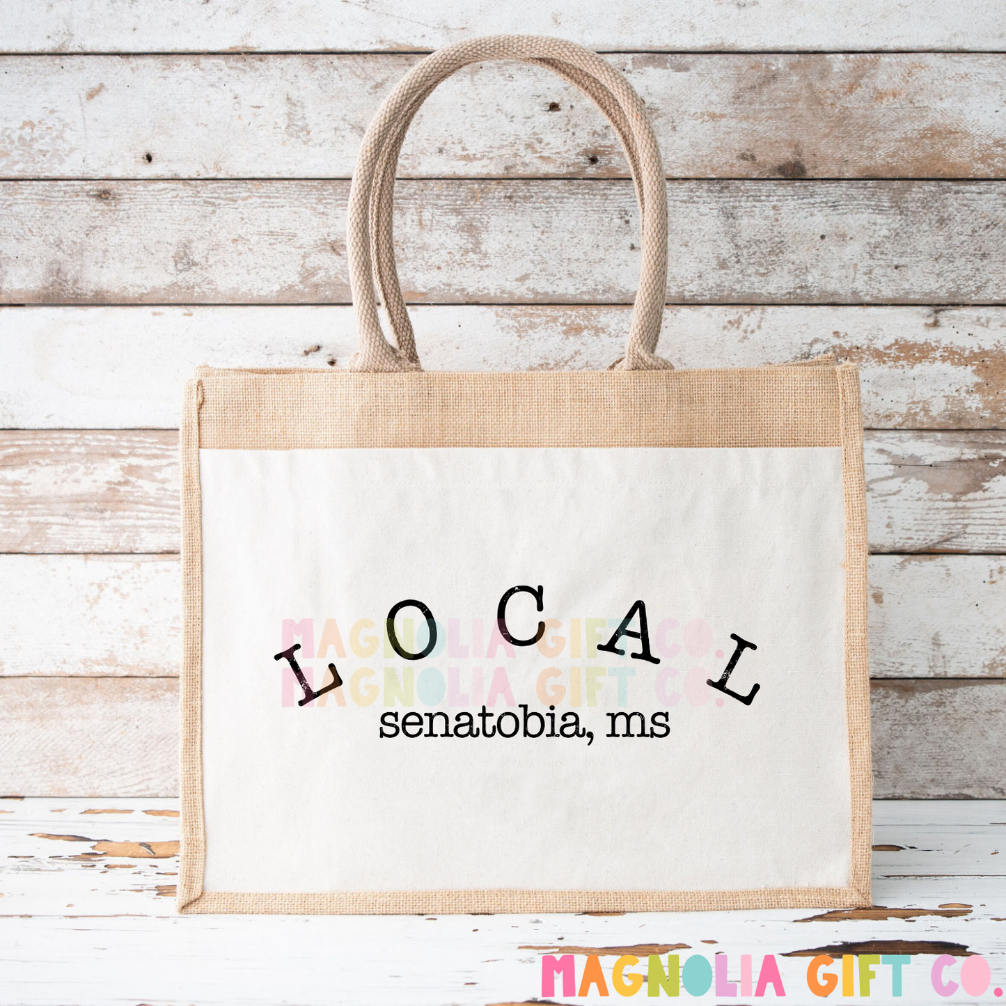 Local City + State Tote Bag