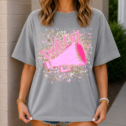 Pink Out-Cheer Tee