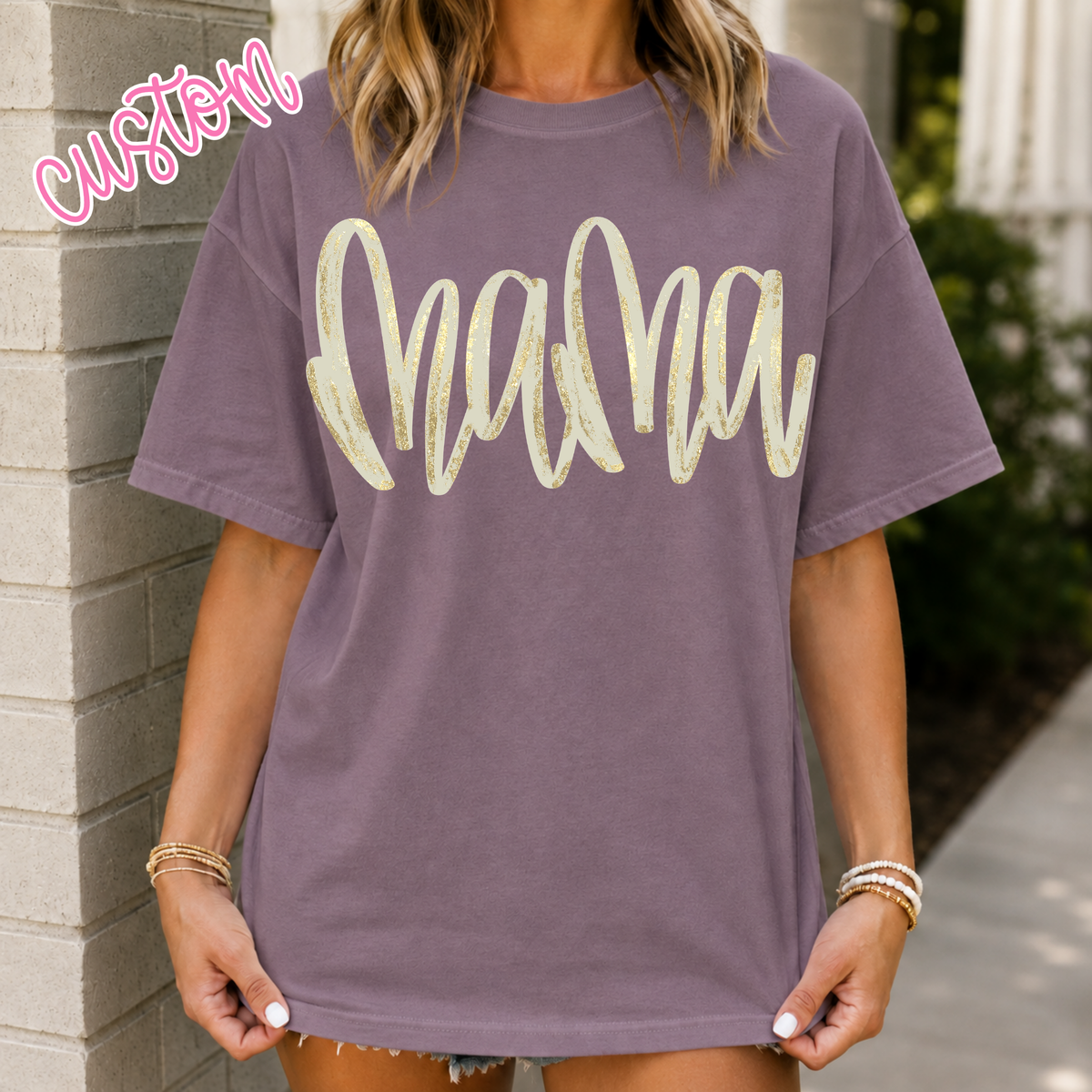 Brushed Family Title Tee