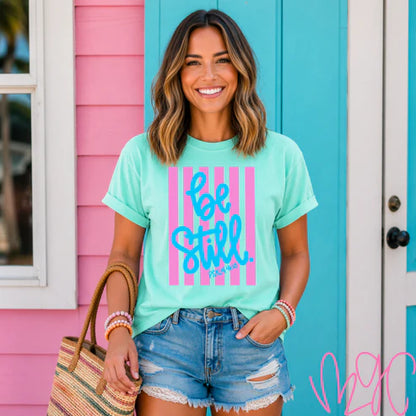 Be Still-Blue Tee