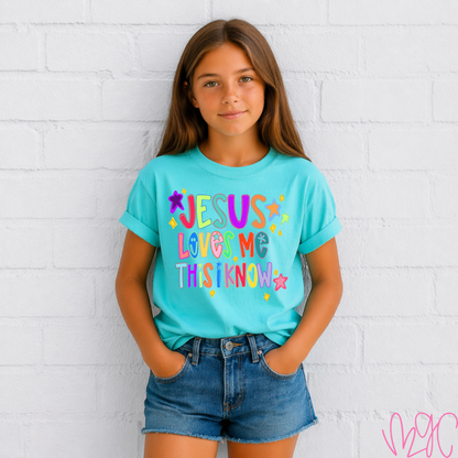 Bright Jesus Loves Me Tee