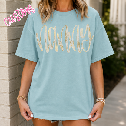 Brushed Family Title Tee