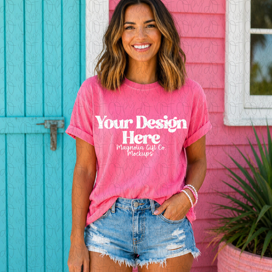 CC1717-Beach House-Neon Pink