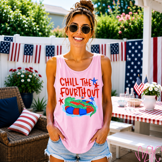 Chill The Fourth Out Tee
