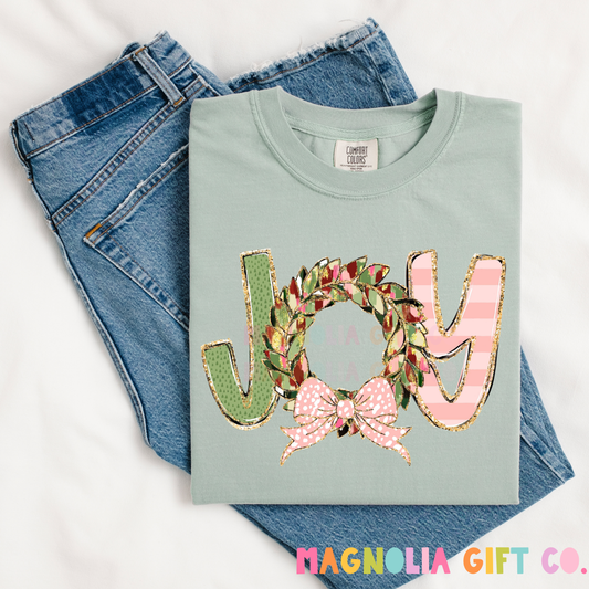 Joy Wreath Tee