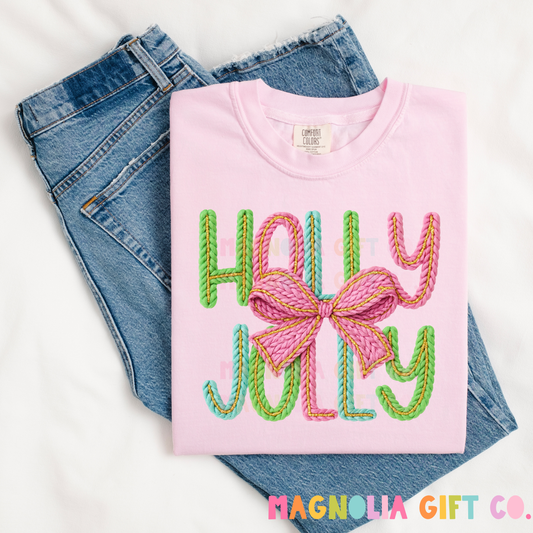 Holly Jolly Yarn Tee