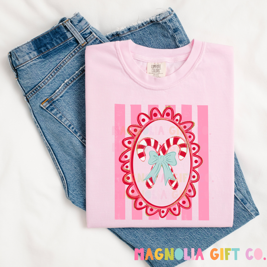 Candy Cane Frame Tee