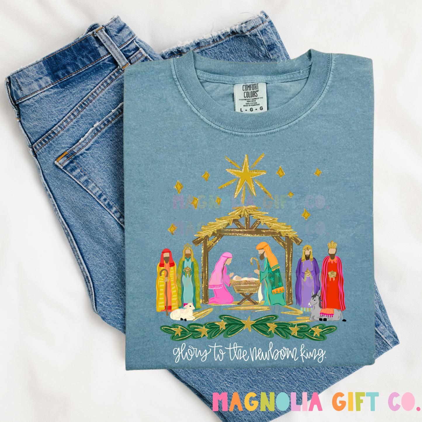Newborn King Manger Tee