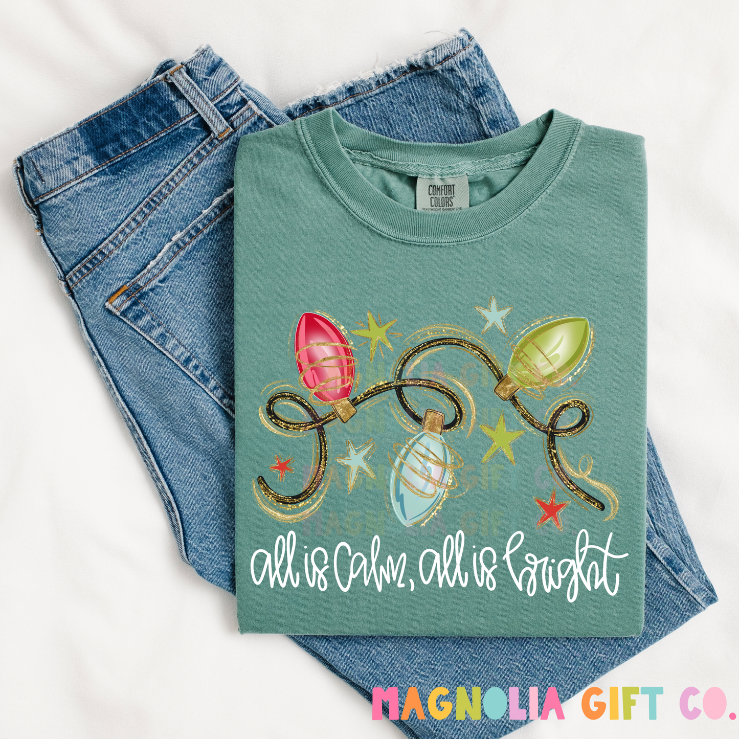 All Is Calm Lights Tee