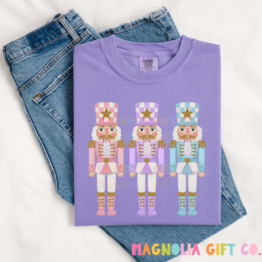 Pastel Nutcrackers Tee