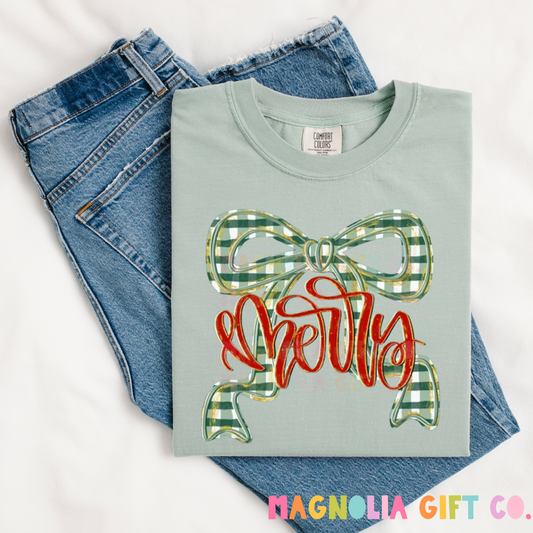 Merry Bow Tee