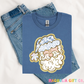 Blue Chinoiserie Santa Tee