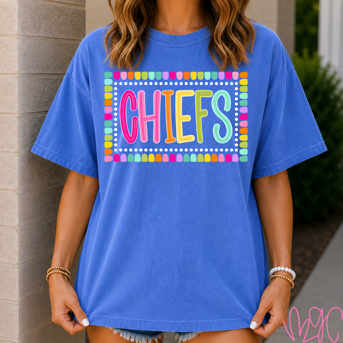 Color Pop-Custom Mascot Tee