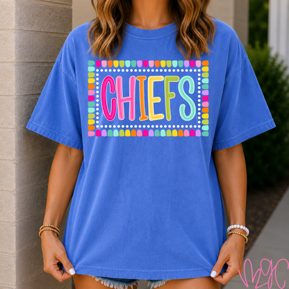 Color Pop-Custom Mascot Tee