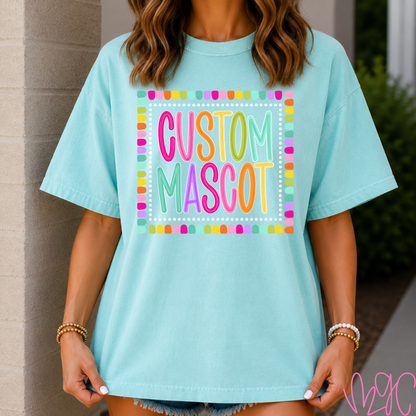 Color Pop-Custom Mascot Tee