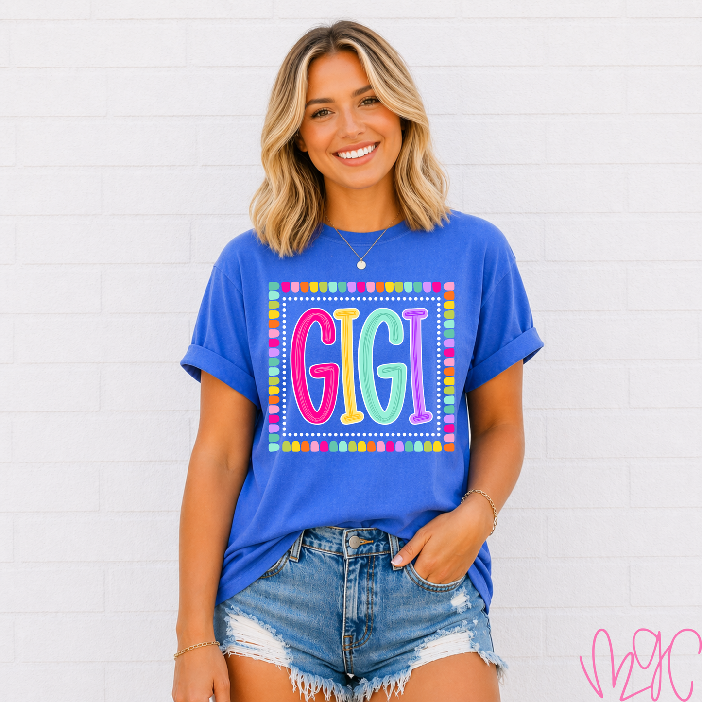 Color Pop-Custom Family Title Tee