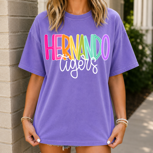 Color Pop-Hernando Tigers Tee