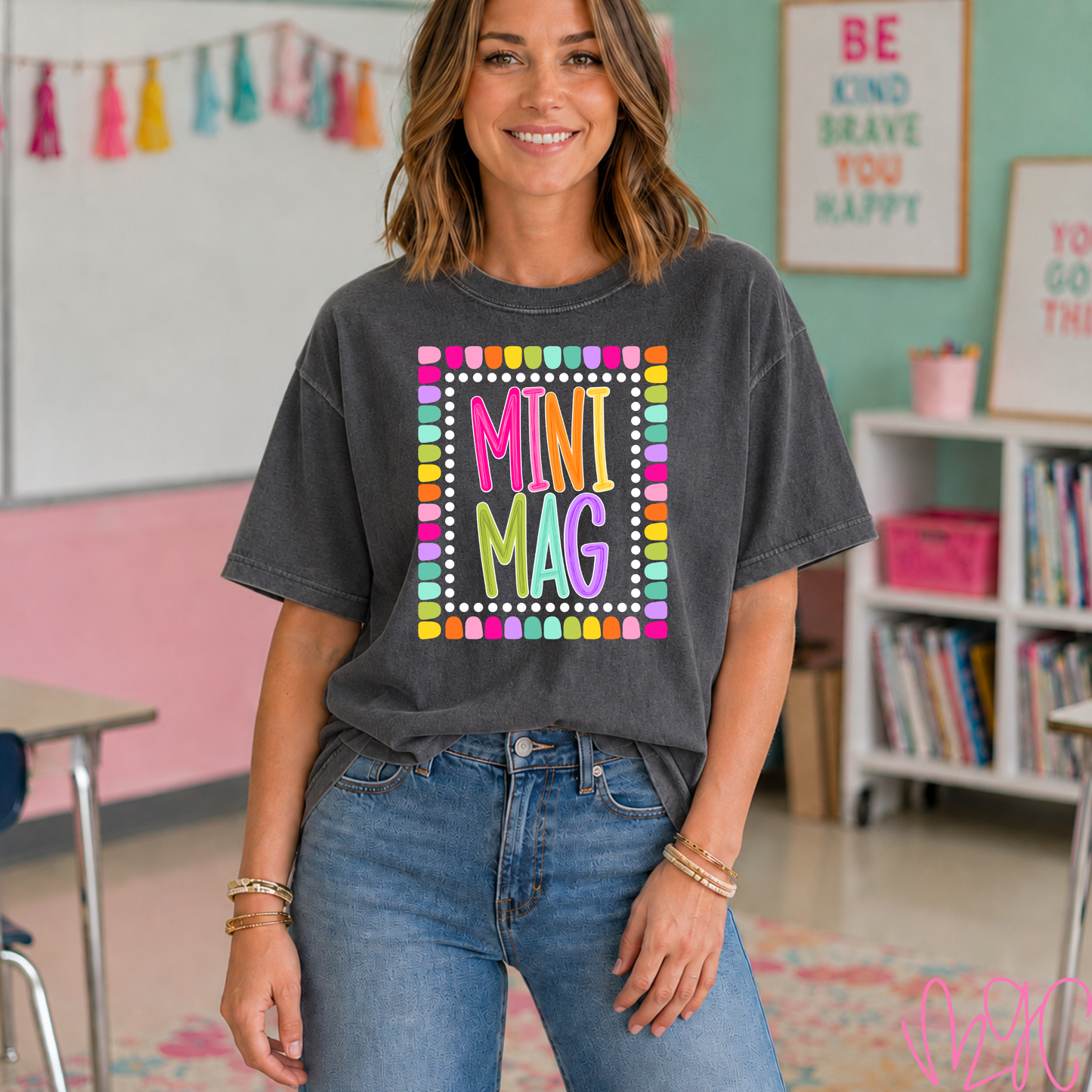 Color Pop-Custom School Tee