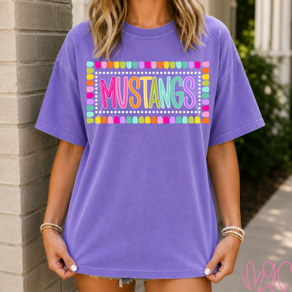 Color Pop-Custom Mascot Tee