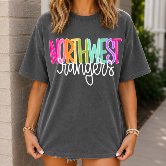 Color Pop-Northwest Rangers Tee