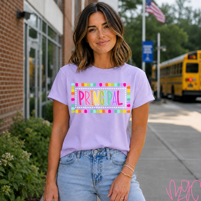 Color Pop-Principal Tee
