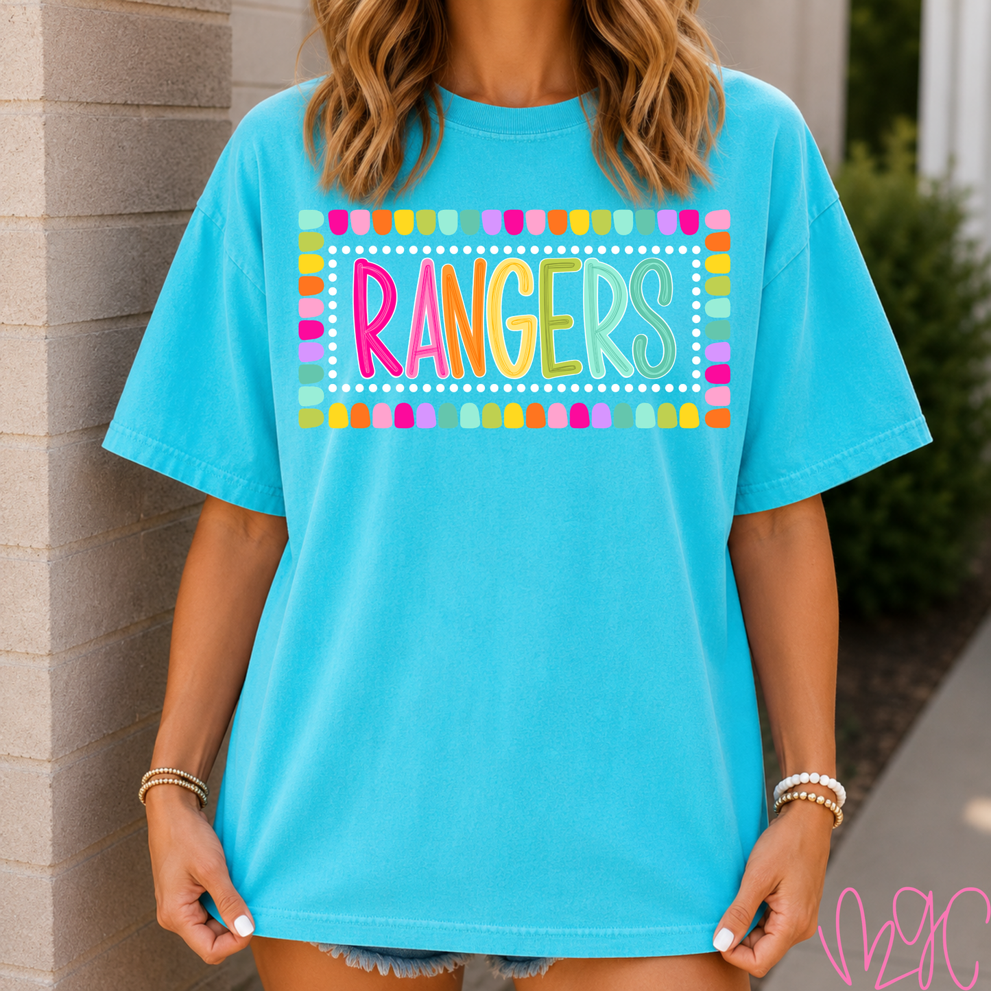 Color Pop-Custom Mascot Tee