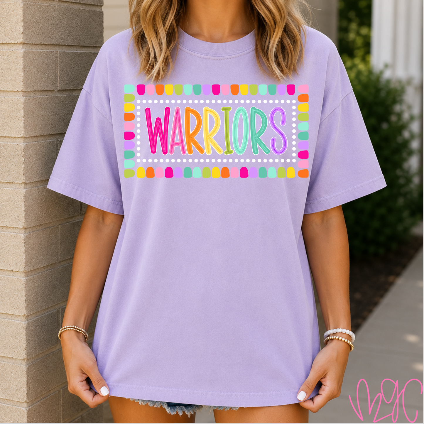 Color Pop-Custom Mascot Tee