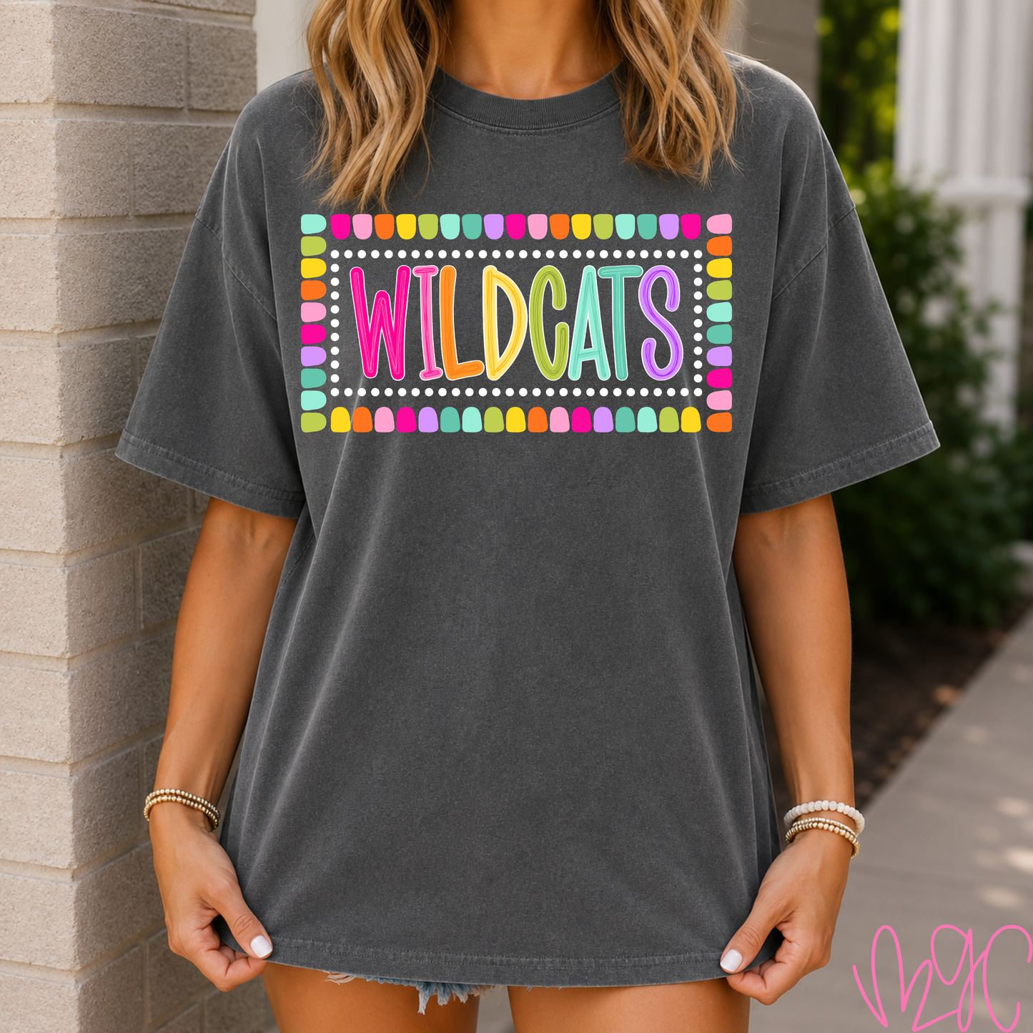 Color Pop-Custom Mascot Tee