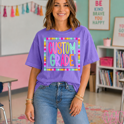 Color Pop-Custom Grade Tee