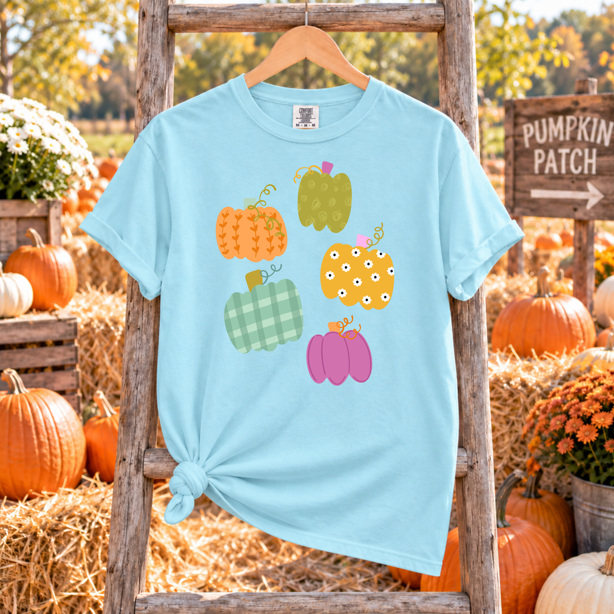 Colorful Pumpkins Tee