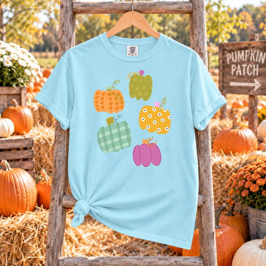 Colorful Pumpkins Tee