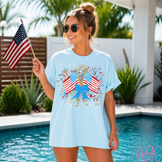 Confetti Flag Tee