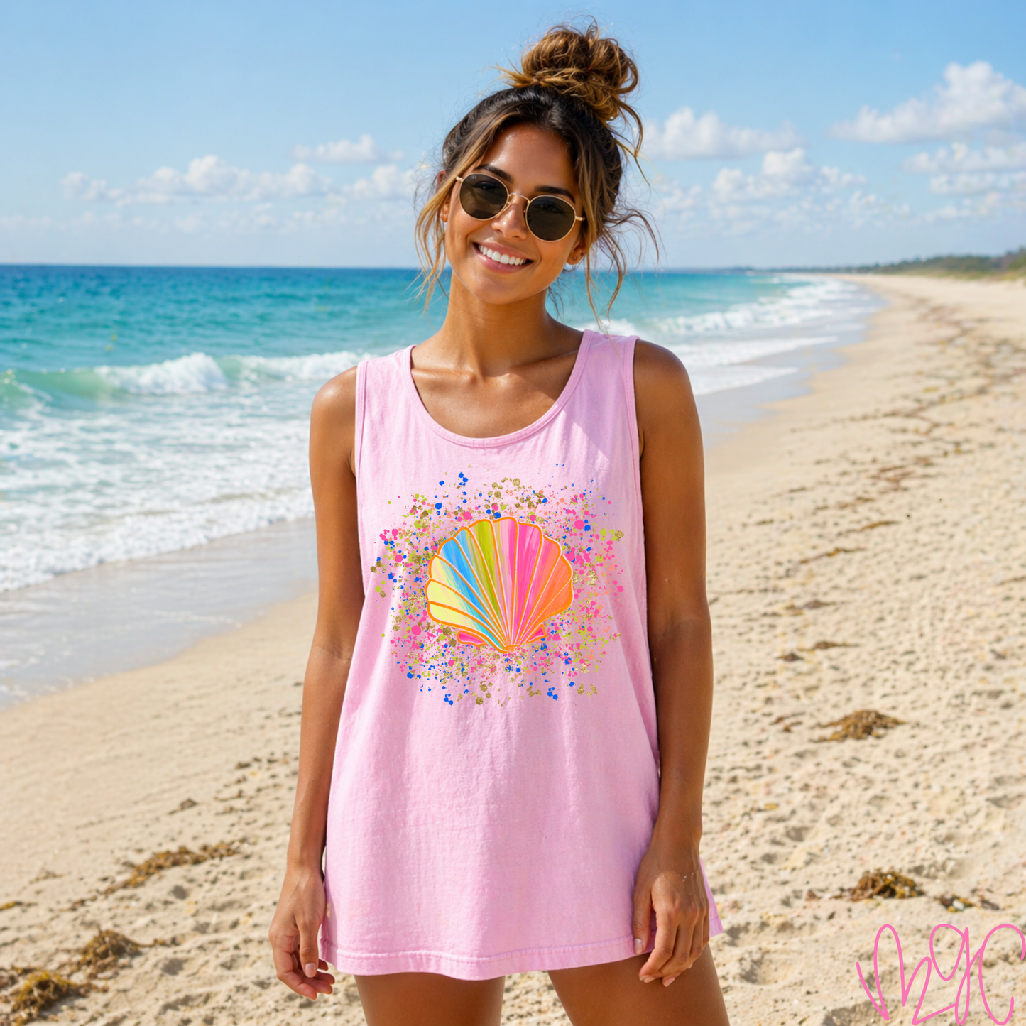 Confetti Seashell Tee