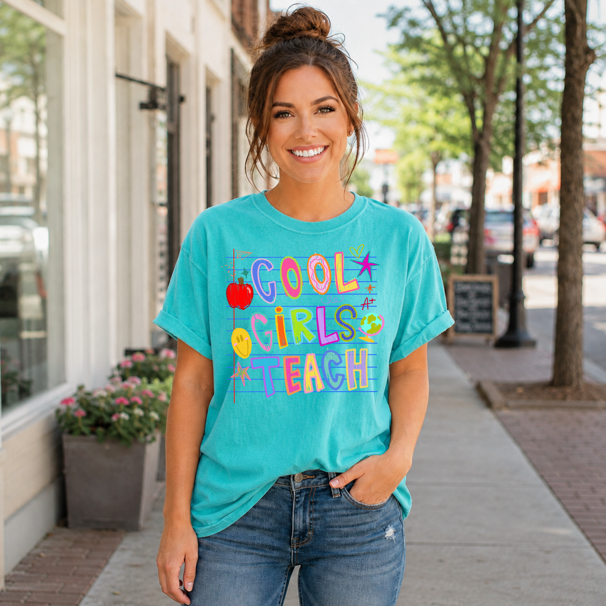 Cool Girls Teach Tee