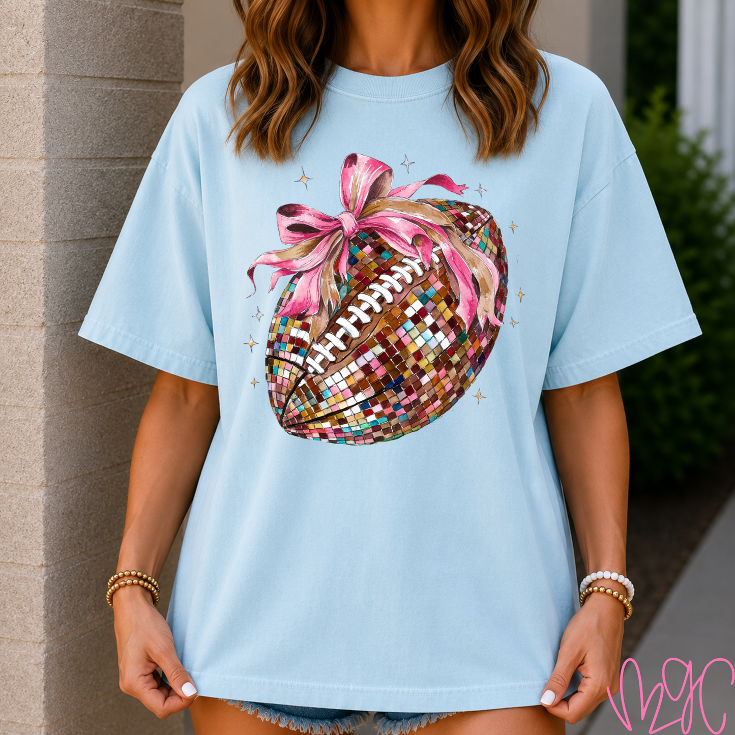 Disco Football Tee