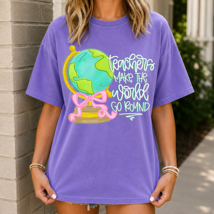 World Go Round Tee