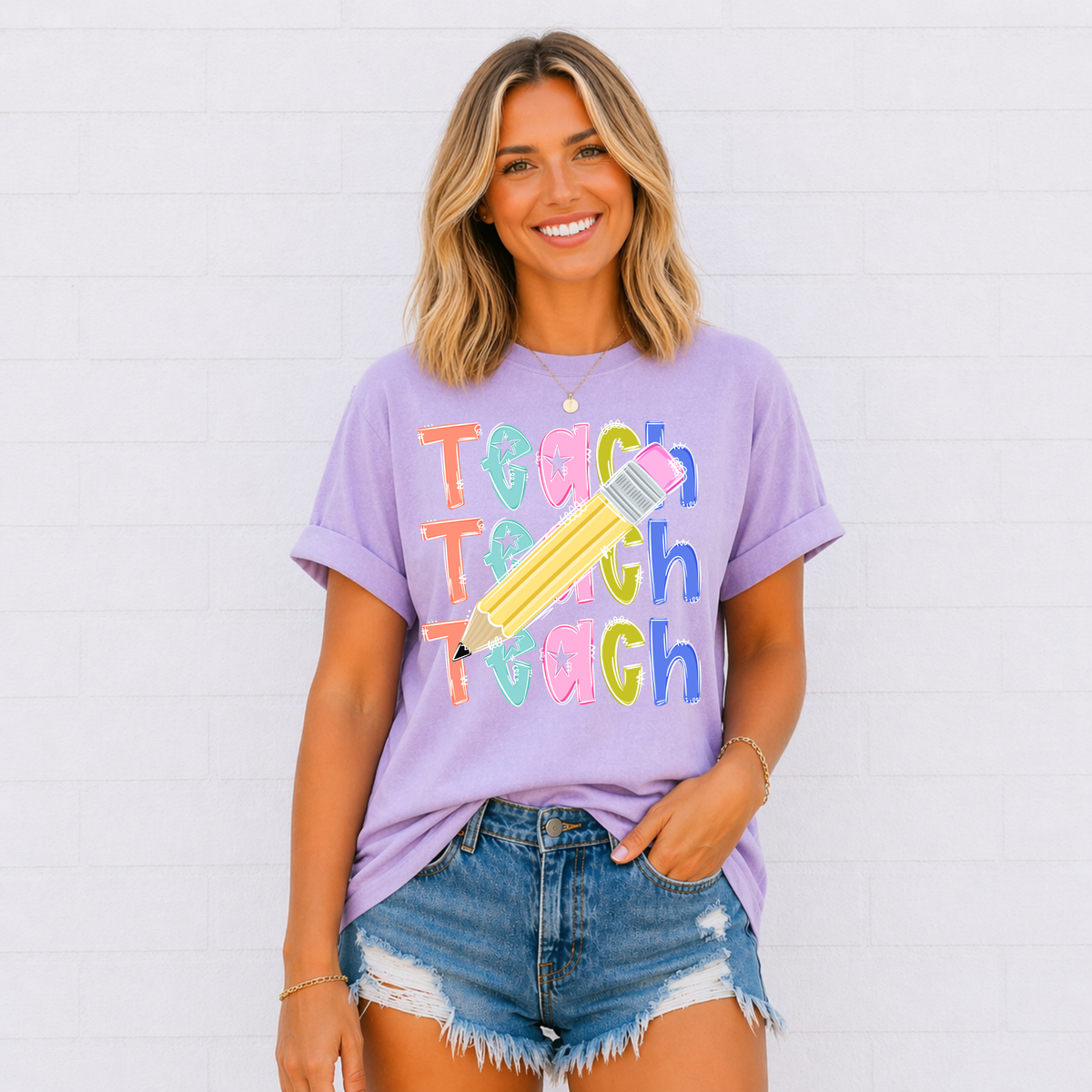 Stacked Teach Tee