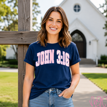 Floral John 3:16 Tee