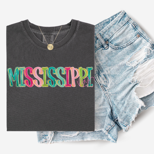 Glitter Pop State Tee