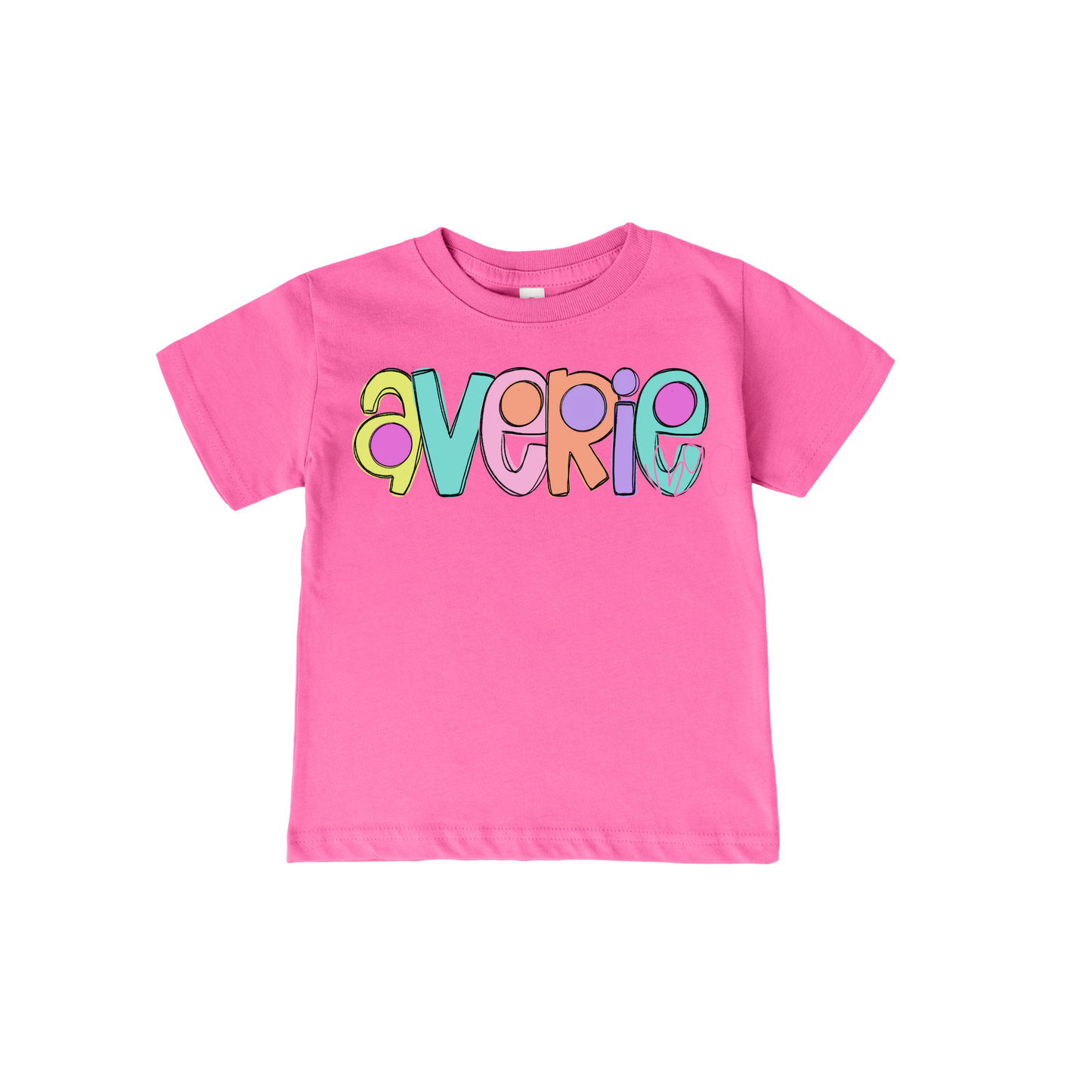 Color Dottie Name Tee