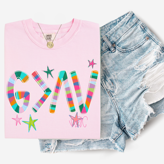 Colorful God Is Greater Tee