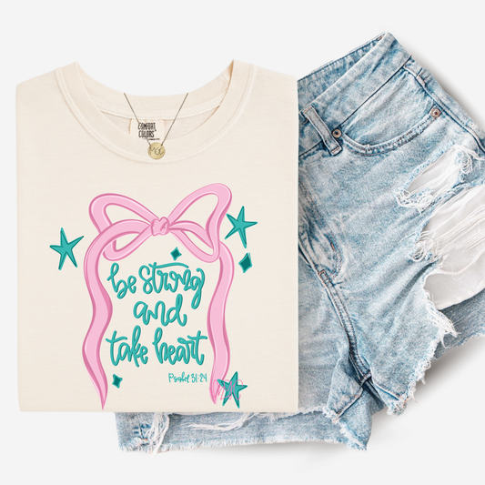 Be Strong Bow Tee