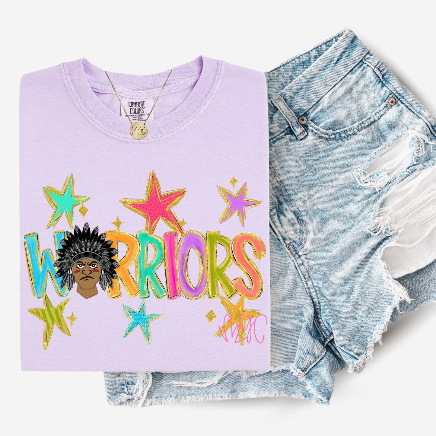 Colored Star Warriors Tee