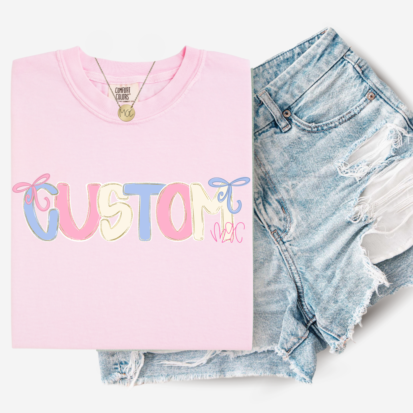 Spring Custom Name Tee