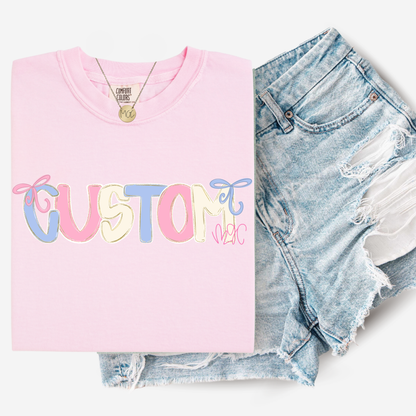 Spring Custom Name Tee